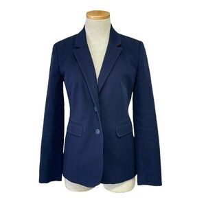 1901 Blazer Women's 2 Blue Suit Coat Jacket Buttons Collar Business Office